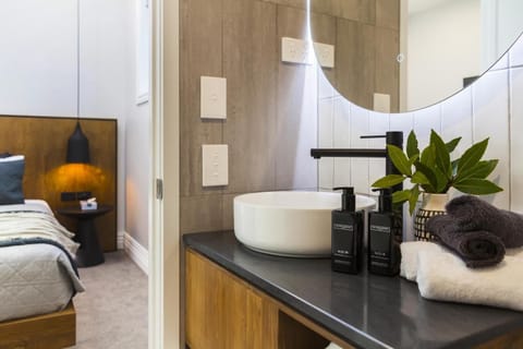 Shower, hair dryer, bathrobes, towels