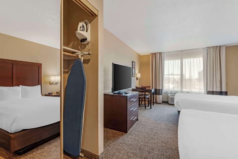 Desk, iron/ironing board, cribs/infant beds, rollaway beds