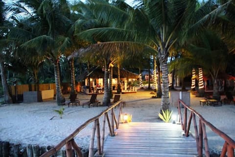 Private beach, sun loungers, beach towels, beach massages