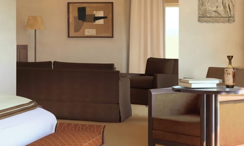 Premium bedding, memory foam beds, minibar, in-room safe