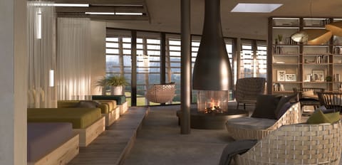 Sauna, steam room, body treatments, mud baths, hot stone massages