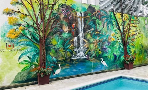 Indoor pool, outdoor pool