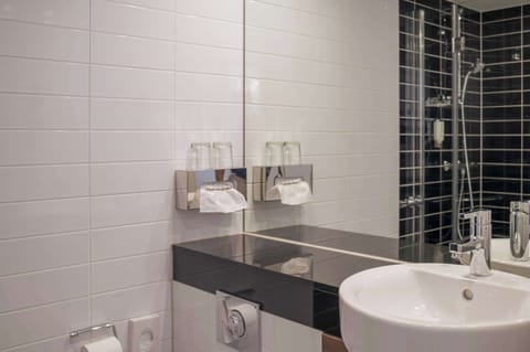 Shower, hydromassage showerhead, hair dryer