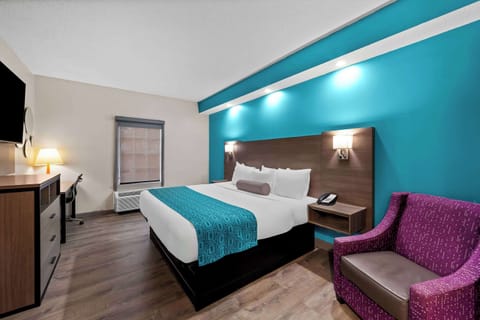 Room, 1 King Bed, Non Smoking | Pillowtop beds, desk, iron/ironing board, free WiFi