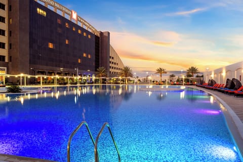 2 indoor pools, outdoor pool, open 8:00 AM to 10:30 PM, pool umbrellas