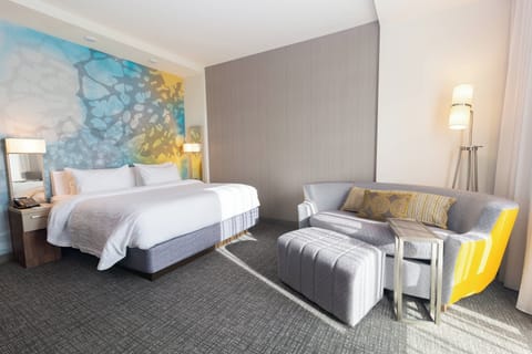 Room, 1 King Bed with Sofa bed | Desk, laptop workspace, blackout drapes, iron/ironing board