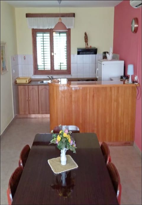 Apartment (Two-Bedroom Apartment with Balcony) | Private kitchen | Fridge