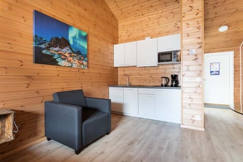 Superior Cottage, 1 Bedroom | Private kitchen | Fridge, stovetop, coffee/tea maker, electric kettle