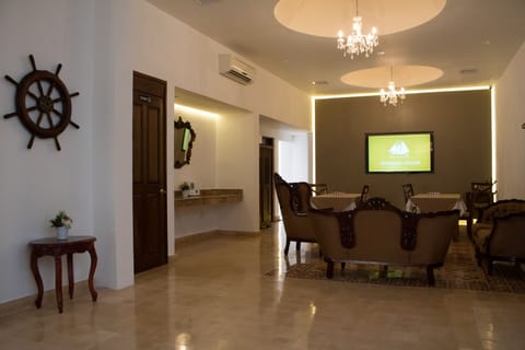 32-inch flat-screen TV with cable channels, TV