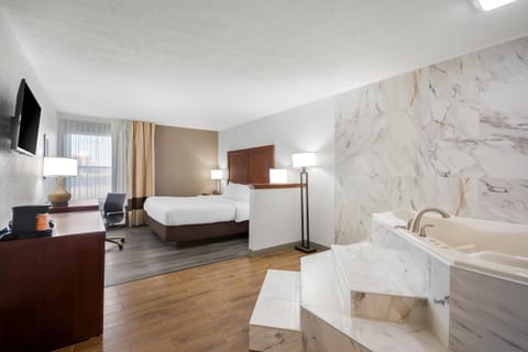 Room, 1 King Bed, Non Smoking | Egyptian cotton sheets, premium bedding, blackout drapes