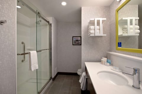 Free toiletries, hair dryer, towels, soap