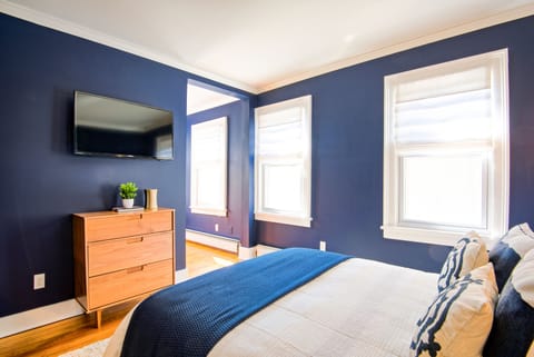 Premium bedding, memory foam beds, individually decorated