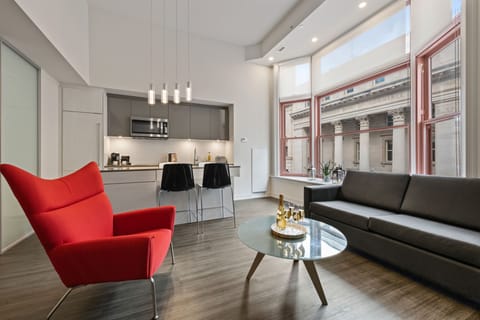 Heritage Loft | Premium bedding, pillowtop beds, in-room safe, laptop workspace