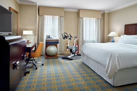 Room, 1 King Bed | Premium bedding, pillowtop beds, in-room safe, desk