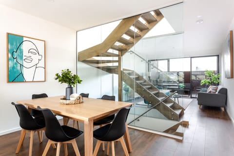 Three Bedroom Townhouse With Parking | Living area | LED TV