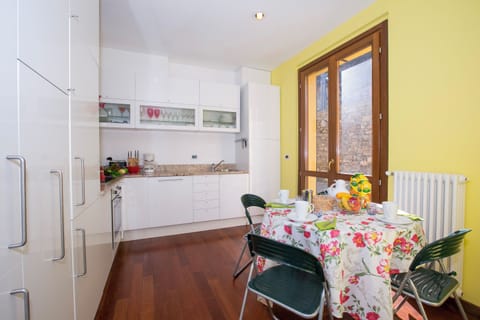 Family Apartment, Multiple Bedrooms, 2 Bathrooms, Beachside (Regina Villetta) | Private kitchen | Oven, stovetop, dishwasher, coffee/tea maker