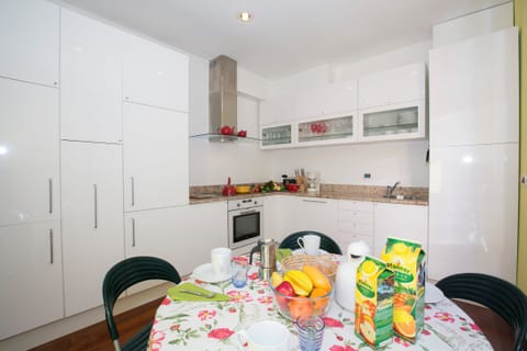 Family Apartment, Multiple Bedrooms, 2 Bathrooms, Beachside (Regina Villetta) | Private kitchen | Oven, stovetop, dishwasher, coffee/tea maker