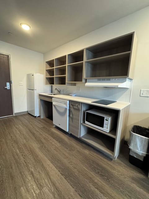 Individually decorated, individually furnished, desk, laptop workspace