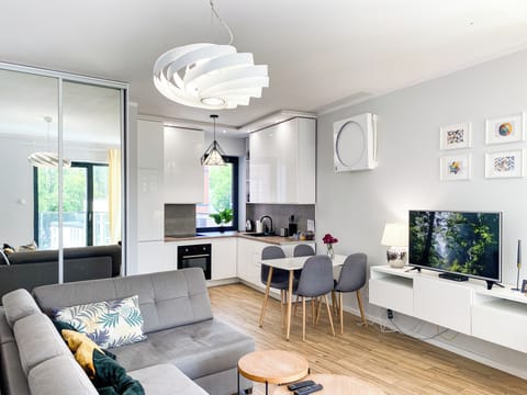 Classic Apartment | Living area | Flat-screen TV