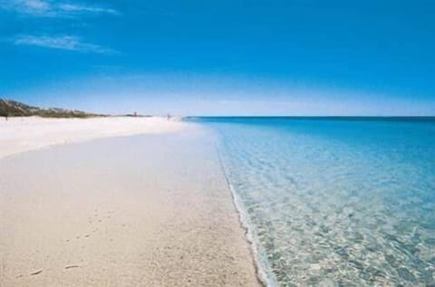 Beach nearby, white sand