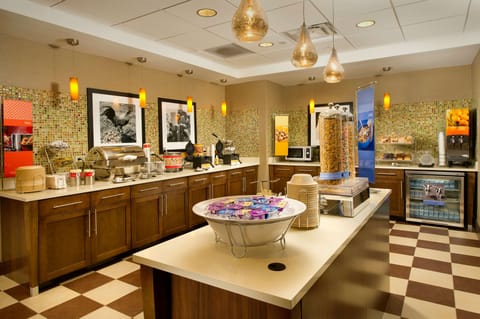 Free daily self-serve breakfast