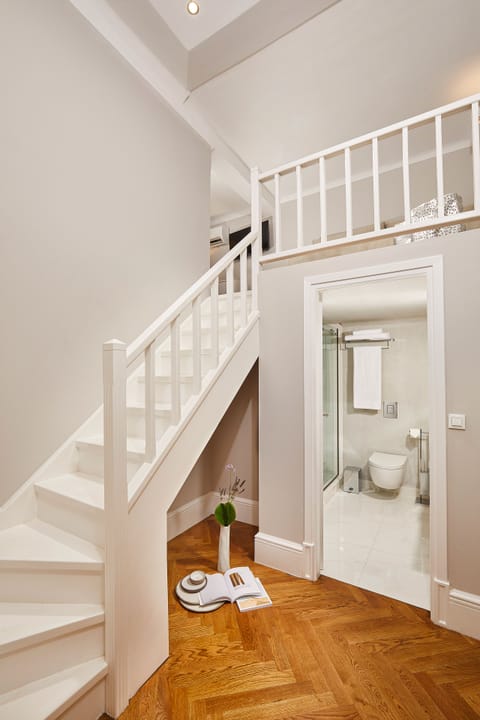 Deluxe Family Room with Balcony | Egyptian cotton sheets, premium bedding, memory foam beds, in-room safe