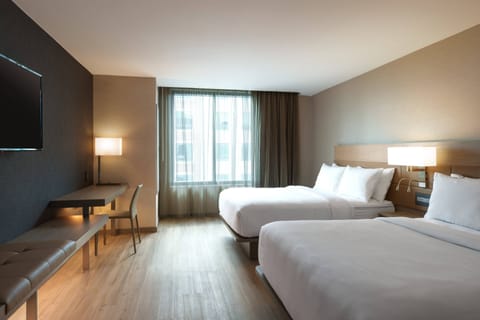 In-room safe, desk, laptop workspace, iron/ironing board