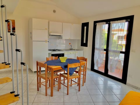 Panoramic Apartment, Multiple Beds, Terrace, Sea View | Private kitchen | Full-size fridge, microwave, cleaning supplies, freezer