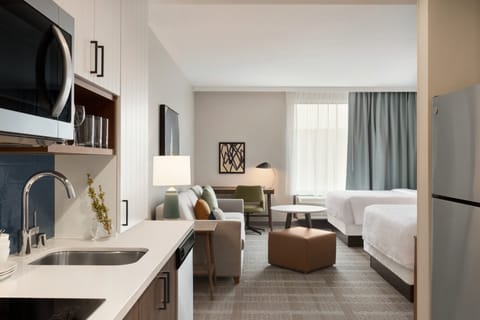 Premium bedding, pillowtop beds, in-room safe, desk