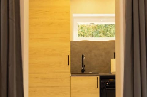 Standard Studio, Private Bathroom, Garden View (Studio) | Private kitchen | Highchair