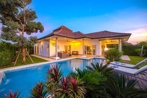 Front of property - evening/night