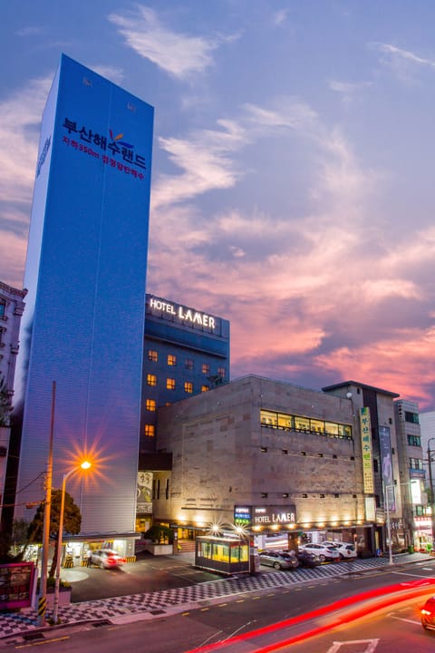 Front of property - evening/night