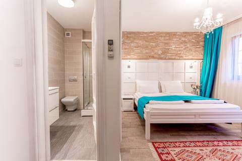 Free toiletries, hair dryer, slippers, towels