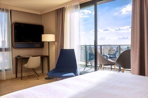 Junior Room, Terrace | Premium bedding, minibar, in-room safe, desk