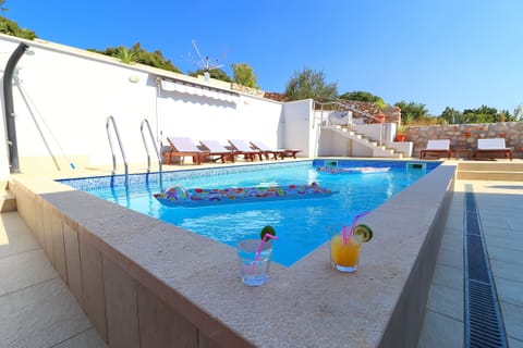 Villa (Five Bedroom Villa with Pool and Sea ) | Pool | Outdoor pool, pool umbrellas, sun loungers
