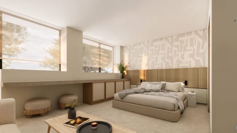 Superior Quadruple Room | Minibar, in-room safe, individually decorated, desk