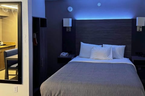 Premium bedding, individually furnished, desk, laptop workspace