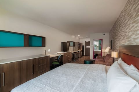 Individually decorated, individually furnished, desk, blackout drapes