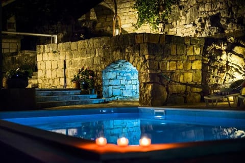 Villa (Three-Bedroom Villa with Private Pool) | Pool | Seasonal outdoor pool, pool umbrellas, sun loungers