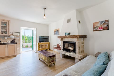 House (Two Bedroom Holiday Home with Private) | Living room | TV