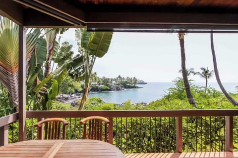 Condo, Multiple Beds, Lanai, Ocean View (Kanaloa At Kona #3701) | Outdoor dining