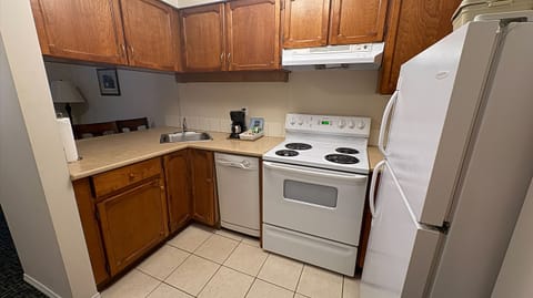 Basic Suite, 1 Bedroom | Private kitchen | Fridge, microwave, coffee/tea maker, paper towels