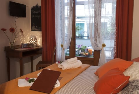 Double Room, Terrace | Down comforters, individually decorated, individually furnished, desk