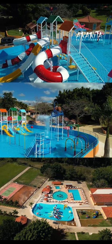 3 outdoor pools