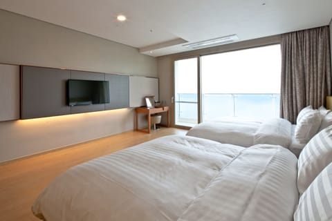 Down comforters, blackout drapes, WiFi, bed sheets