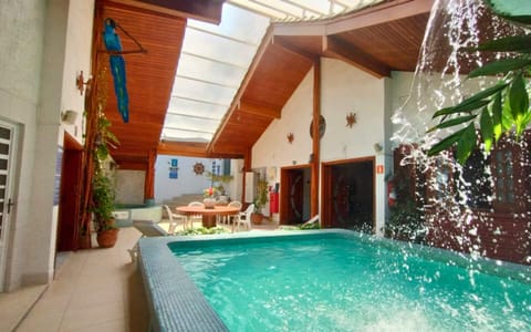 Indoor pool, open noon to 10 PM, sun loungers