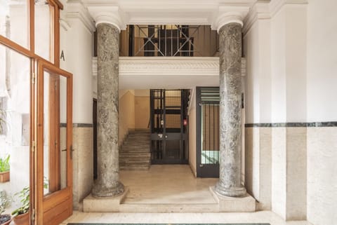 Interior entrance