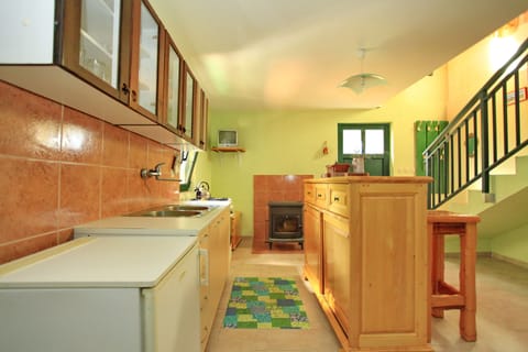 Cottage (Two Bedroom Stone House) | Private kitchen | Fridge