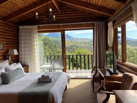 Double/Twin Rooms - Swiss Village Cabins | Premium bedding, down comforters, in-room safe, blackout drapes