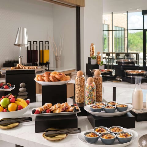 Daily cooked-to-order breakfast for a fee